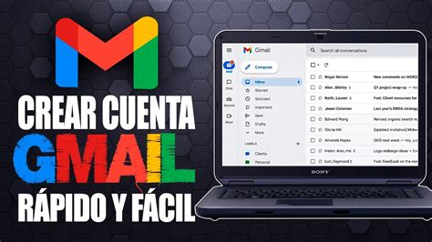 crear cuenta gmail rápido y fácil